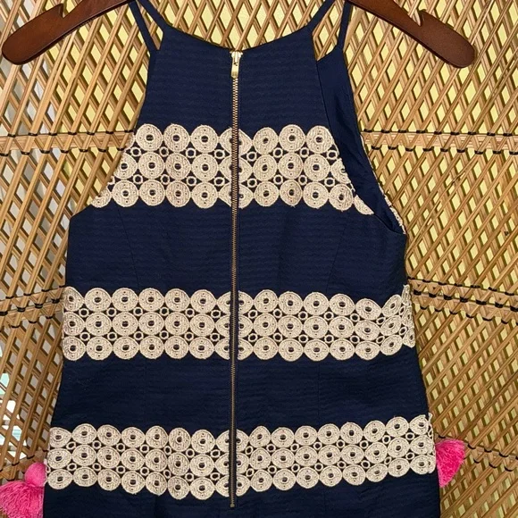 Lilly Pulitzer NWT Annabelle Shift True Navy $288 - Picture 10 of 12